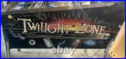 BALLY TWILIGHT ZONE PINBALL MACHINE EXCELLENT CONDITION LEDs