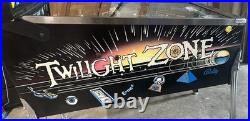 BALLY TWILIGHT ZONE PINBALL MACHINE EXCELLENT CONDITION LEDs