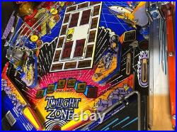 BALLY TWILIGHT ZONE PINBALL MACHINE EXCELLENT CONDITION LEDs