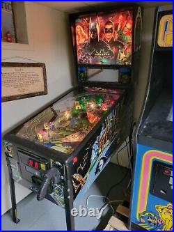 BATMAN FOREVER PINBALL MACHINE SEGA ORIGINAL 1995 See Description! $4200 OBO