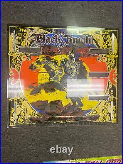 BLACK KNIGHT Pinball BACKGLASS by WILLIAMS 1980