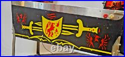 BLACK KNIGHT Pinball Machine Williams 1980 2784 BLACK KNIGHT Pinball Machine Williams 1980 2784