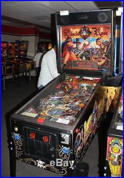 BLACK ROSE Pinball Machine Bally 1992 This Game is Loaded