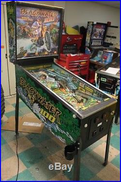 BLACKWATER 100 Pinball Machine Bally 1988 Looks Great