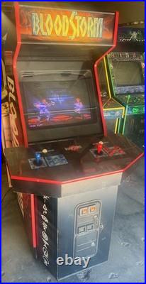 BLOODSTORM ARCADE MACHINE by STRATA 1994 (Excellent Condition)