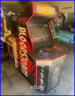 BLOODSTORM ARCADE MACHINE by STRATA 1994 (Excellent Condition)