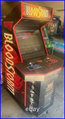 BLOODSTORM ARCADE MACHINE by STRATA 1994 (Excellent Condition)