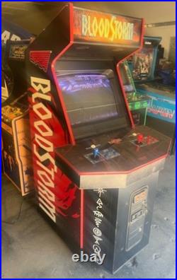 BLOODSTORM ARCADE MACHINE by STRATA 1994 (Excellent Condition)