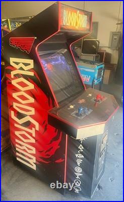 BLOODSTORM ARCADE MACHINE by STRATA 1994 (Excellent Condition)