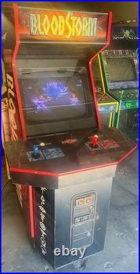 BLOODSTORM ARCADE MACHINE by STRATA 1994 (Excellent Condition)