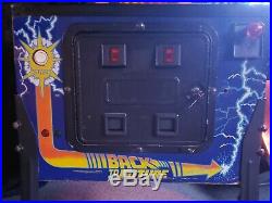 BTTF Back to the Future Pinball Machine with Michael J Fox Autograph Delorean