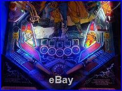 BTTF Back to the Future Pinball Machine with Michael J Fox Autograph Delorean