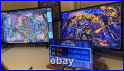BUDGET 4K Virtual Pinball Machine PC VPX RTX 2070 GPU 9th gen i7 CPU 16gb ATG4k