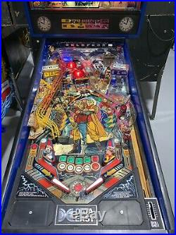 Back To The Future Pinball Machine By Data East Coin Op Arcade Delorean DMC LEDS