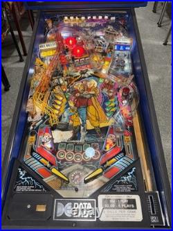 Back To The Future Pinball Machine Data East 1990 Delorean OC Pinballs FREE SHIP