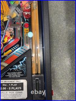Back To The Future Pinball Machine Data East 1990 Delorean OC Pinballs FREE SHIP
