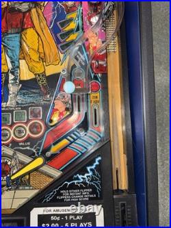 Back To The Future Pinball Machine Data East 1990 Delorean OC Pinballs FREE SHIP