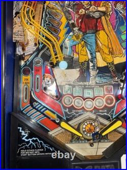 Back To The Future Pinball Machine Data East 1990 Delorean OC Pinballs FREE SHIP