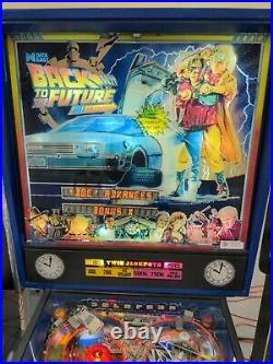 Back to the Future Pinball Machine Data East Delorean 1993