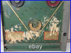 Baffle Ball Sr. Pinball Home Game VTG INCOMPLETE HAS DAMAGE PARTS REPAIR DISPLAY