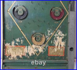 Baffle Ball Sr. Pinball Home Game VTG INCOMPLETE HAS DAMAGE PARTS REPAIR DISPLAY