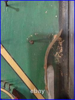 Baffle Ball Sr. Pinball Home Game VTG INCOMPLETE HAS DAMAGE PARTS REPAIR DISPLAY