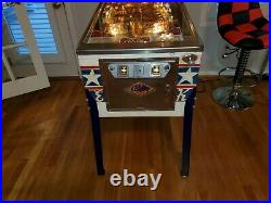 Bally 1977 Evel Knievel Pinball Machine. All original plays 100 percent