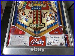 Bally 1977 Evel Knievel Pinball Machine Leds Plays Great