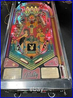 Bally 1978 Playboy Pinball Machine Leds Plays Great Hugh Heffner