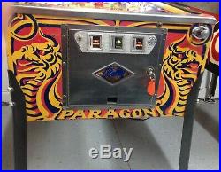 Bally 1979 Paragon Pinball Machine Works Great Leds Goregousnice Example