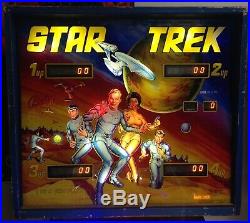 Bally 1979 Star Trek Pinball Machine Original Series Kirk, Bones Spock Mccoy