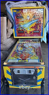 Bally 1979 Supersonic Pinball Machine. Supersonic Flight that holds records