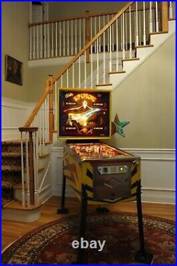 Bally 1979 Supersonic Pinball Machine. Supersonic Flight that holds records