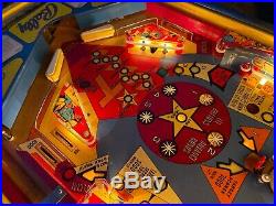 Bally 1979 Supersonic Pinball Machine. Supersonic Flight that holds records