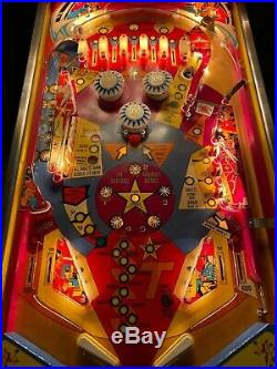 Bally 1979 Supersonic Pinball Machine. Supersonic Flight that holds records