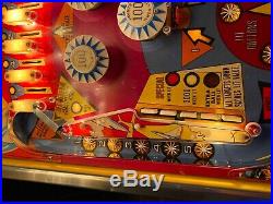 Bally 1979 Supersonic Pinball Machine. Supersonic Flight that holds records