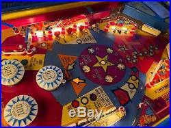 Bally 1979 Supersonic Pinball Machine. Supersonic Flight that holds records