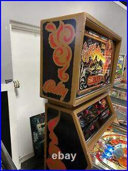 Bally 1982 Eight Ball Deluxe Le Pinball Machine Leds Plays Great Super Playfield