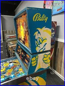 Bally 1982 Mr And Mrs Pacman Pinball Machine Leds Plays Great