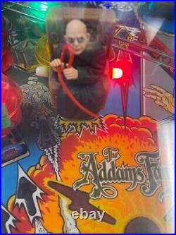 Bally 1992 The Addams Family Pinball Machine w Topper
