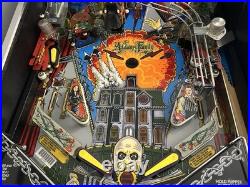 Bally Addams Family Pinball Machine With Brand New Playfield Beautiful Condition