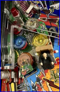 Bally Addams Family Pinball Machine With Brand New Playfield Beautiful Condition