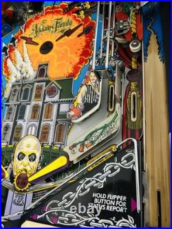 Bally Addams Family Pinball Machine With Brand New Playfield Beautiful Condition