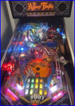 Bally Addams Family Pinball Machine With Brand New Playfield Beautiful Condition