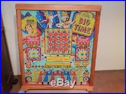 Bally Big Time Bingo Pinball machine Pick up only