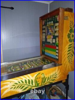 Bally Bingo pinball machine Tahiti