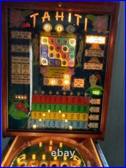 Bally Bingo pinball machine Tahiti
