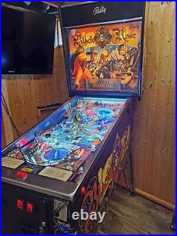 Bally Black Rose Pinball Machine New Leds And Rubbers