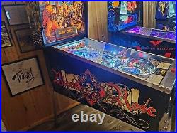 Bally Black Rose Pinball Machine New Leds And Rubbers