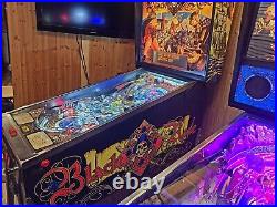 Bally Black Rose Pinball Machine New Leds And Rubbers